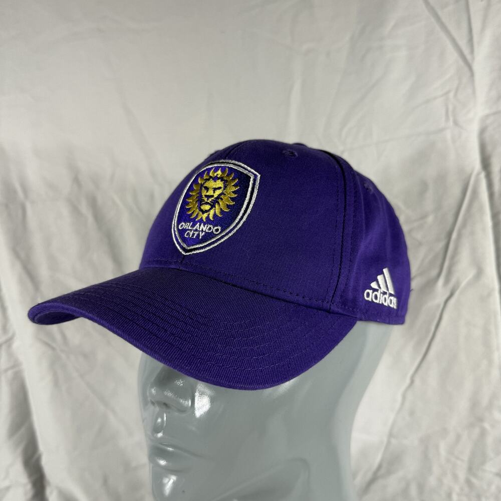 Orlando City SC Hat Cap Strap Back Youth One Size MLS Soccer Adidas
